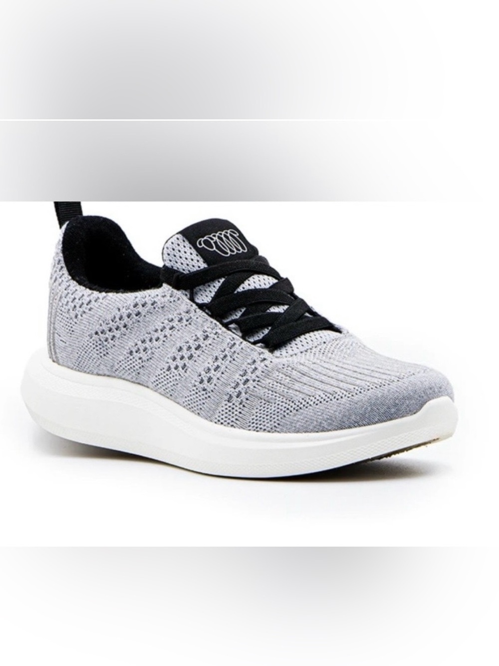 Woolloomooloo Australian Merino Wool Eden Sneakers Grey/Black Size 37 (US 6.5-7)